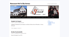 Desktop Screenshot of nassauer-hof-buchenau.de