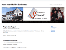 Tablet Screenshot of nassauer-hof-buchenau.de